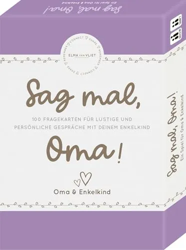 Elma van Vliet Sag mal, Oma!: Ein Spiel für Oma & Enkelkind | Das Fragespiel für tolle & besondere Momente mit deinem Enkelkind (Elma van Vliet - Quizze & Fragespiele)