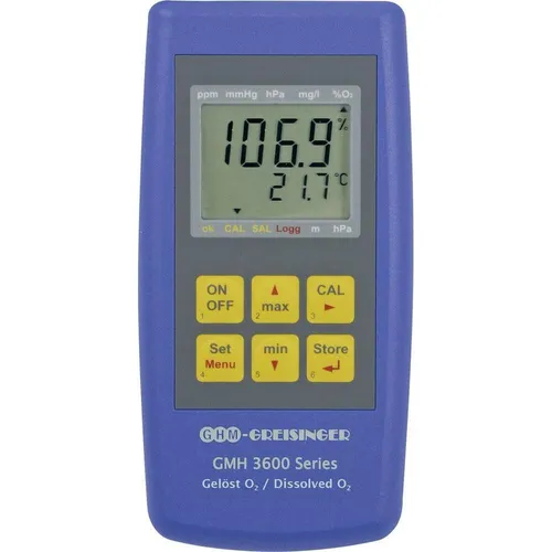 Greisinger Wasserzähler Handmessgerät für gelösten Sauerstoff GMH 3611