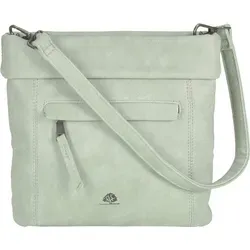 Greenburry Schultertasche Mad'l Dasch, Kunstleder grün - Handtaschen aus hochwertigem Kunstleder in mint, mit einem praktischen Reißverschluss und mehreren Fächern für optimale Organisation.