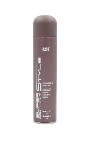 Super Brillant Style Flexible Spray 300 ml Haarspray – flexibler Halt & starker Glanz – UV-Schutz & High Resistance Complex – Styling mit natürlicher Bewegung – kein Verkleben
