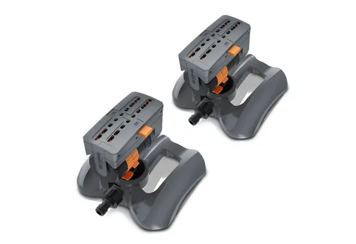 Brandson Viereckregner Garten Sprinkler, 16 Düsen für präzise Bewässerung - Effizienter Viereckregner für Flächen bis 180 m². Individuell einstellbare Sprühbreite und -stärke sorgen für optimale Wasserverteilung. Ideal für Gartenliebhaber, die Wert auf einfache Handhabung legen.