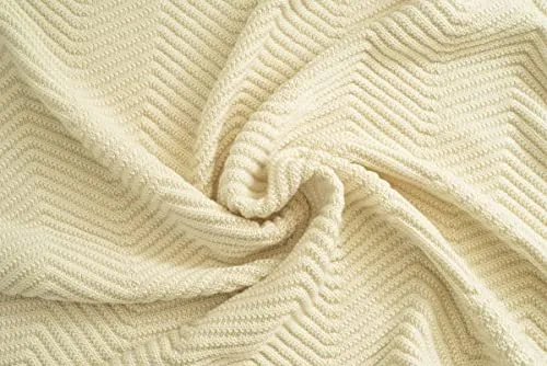 SonnenStrick Wohndecke aus 100% Merinowolle, 140 x 200 cm in beige von Sonnenstrick