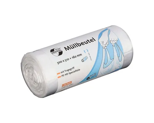 DEISS Müllbeutel UNIVERSAL PLUS 30,0 l transparent 9 µm, 40 St.