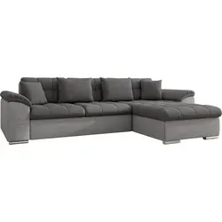 Mirjan24 Ecksofa Greige 5-Sitzer mit Schlaffunktion - Gemütliches Ecksofa in Greige, 5-Sitzer mit Schlaffunktion und Bettkasten, ideal für Wohnzimmer oder Gästezimmer.
