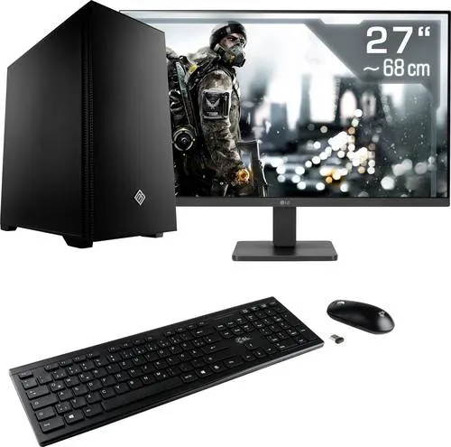 CSL Computer Gaming PC M11500H 68.6cm (27 Zoll) Full HD AMD Ryzen 7 5700X 32GB RAM 1TB SSD Nvidia GeForce RTX 4060 8GB GDDR6 Win