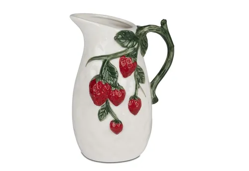 formano Wasserkrug Erdbeeren 21cm in weiß von formano