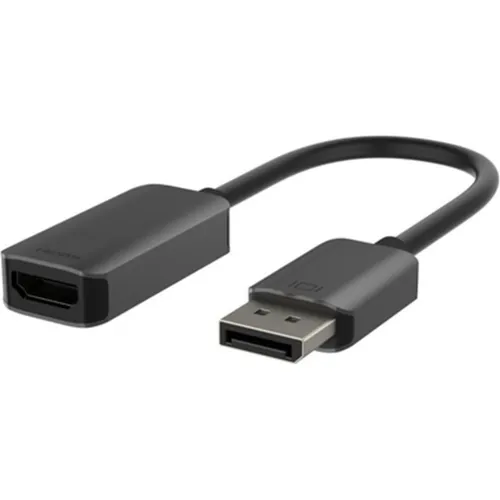 Belkin Videoadapter - DisplayPort männlich bis HDMI weiblich, 0,22 m Kabellänge für einfache Verbindung von Geräten