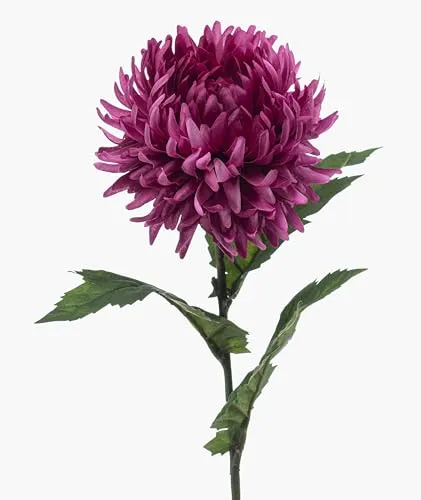 artplants.de Kunstblume Chrysantheme SAXLER, lila, 55cm - Künstliche Winter-Aster