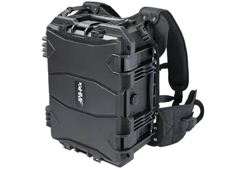 HMF Fotorucksack 15401-02 - Kamerarucksack groß (47,5 x 38 x 22,5 cm), robust und wasserfest, ideal für Fotografen, die ihre Ausrüstung sicher transportieren möchten.