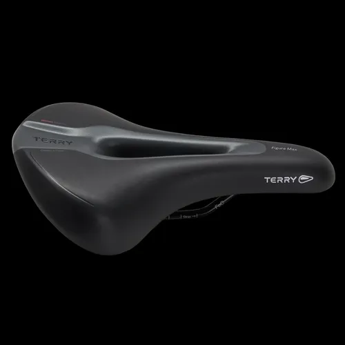 Terry Figura Max Fahrradsattel Damen (Modell ab 2017) - Fahrradsattel für Damen, ideal für sportliche Trekkingbikes mit optimaler Damm- und Genitalentlastung dank 3-Zonen-Komfort-Prinzip und leichter Sitzposition.