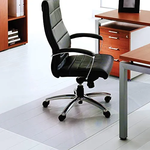 Floortex Bodenschutzmatte | TÜV-zertifizierte Bürostuhlunterlage 150 x 300 cm - Bodenschutzmatte aus hochwertigem Polycarbonat, ideal für harte Böden. Maximaler Schutz vor Abnutzung und Schäden, transparent und geruchsneutral.