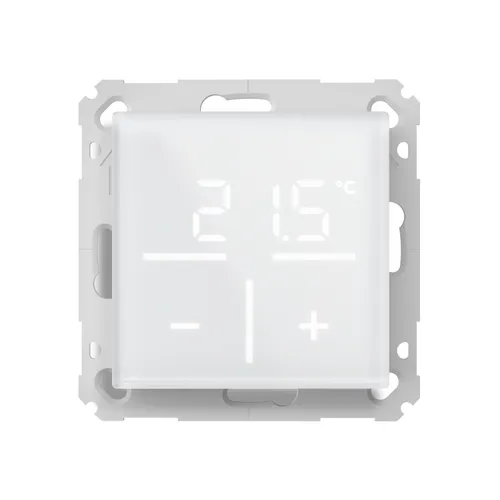 Homematic IP Glas-Wandthermostat mit CO2-Sensor - Homematic IP - Stilvolle Temperaturregelung mit integriertem CO₂-Sensor für ein gesundes Raumklima.