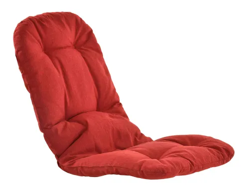Auflage Polster Kissen 120x50 für Schaukelstuhl in rot von Krines Home