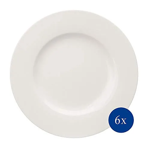 Vivo by Villeroy & Boch Group 6er Set Basic White Speiseteller 27 cm