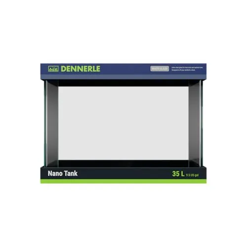 Dennerle Nano Tank White Glass - 35 Liter - Aquascaping Aquarium - Elegantes Weißglas-Aquarium mit abgerundeten Ecken für eine beeindruckende Panoramaperspektive und kreatives Aquascaping. Ideal für Aquarienliebhaber! Hergestellt mit geprüfter Qualität und für den professionellen Einsatz geeignet.