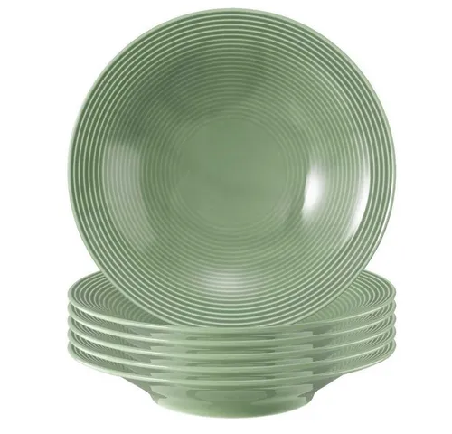 Seltmann Weiden Beat Color Glaze Suppenteller 6er Set in grün von Seltmann Weiden