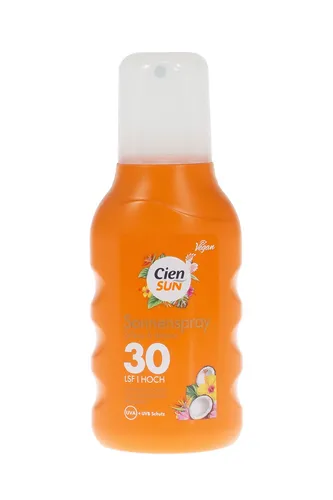 Cien Sun Sonnenspray LSF 30 200ml  Vegan Wasserfest UVA UVB Schutz & Bräune