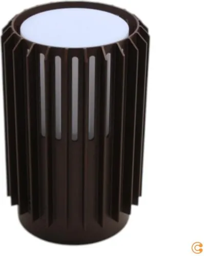 Nordlux Aludra Seaside Deckenleuchte E27, Ø 12 cm - Wetterfeste IP54 Deckenleuchte für Außenbereiche, aus hochwertigem braunem Aluminium, einfach zu installieren, individuelle LED-Bestückung möglich.