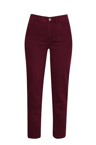 STOOKER Nizza Denim Basic Damen 5-Pocket-Jeans in rot von STOOKER