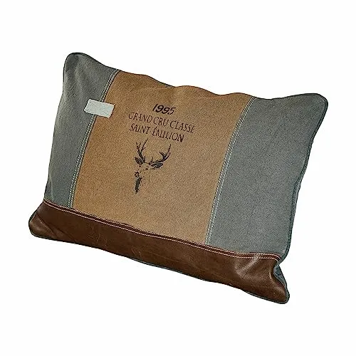 Loberon Kissen Chiron mit Hirschprint in braun von LOBERON