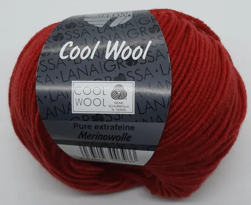 : 50 g LG Cool Wool, Pt. 55456 Fb. 514 rot #6081 110 €/kg
