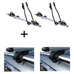 2x Fahrradträger SAGITTAR + Relingträger VDP XL 135 für Mercedes Vaneo 414