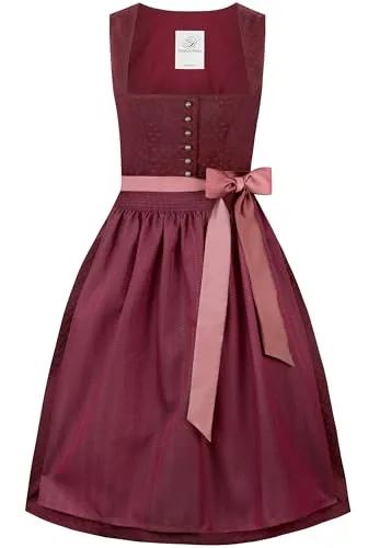 Stockerpoint Dirndl Maja Bordeaux, Größe 38 in rot von Stockerpoint