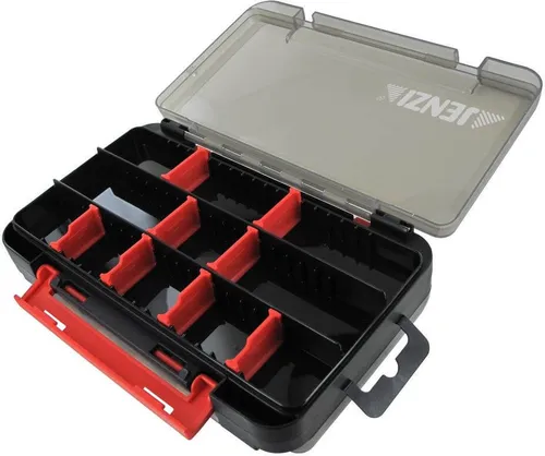 Jenzi Aufbewahrungsbox Plastikbox Doppelseitig mit Fächer