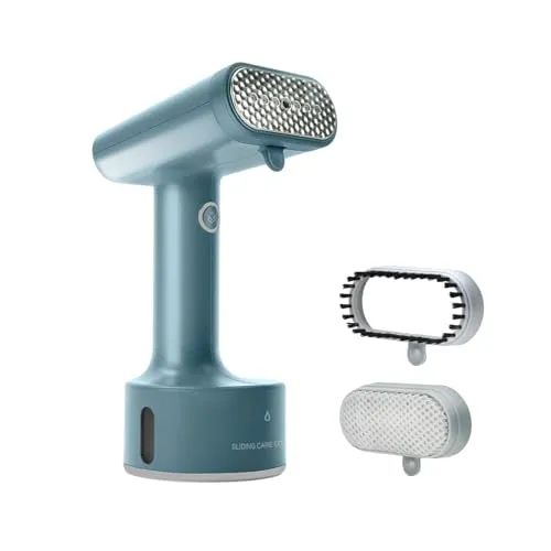 Taurus Sliding Care Compact Dampfbügeleisen - Kompaktes Dampfbügeleisen mit 1600 W, ideal für Reisen. Vertikales Bügeln ohne Bügelbrett und desinfizierender Dampf für frische Kleidung.