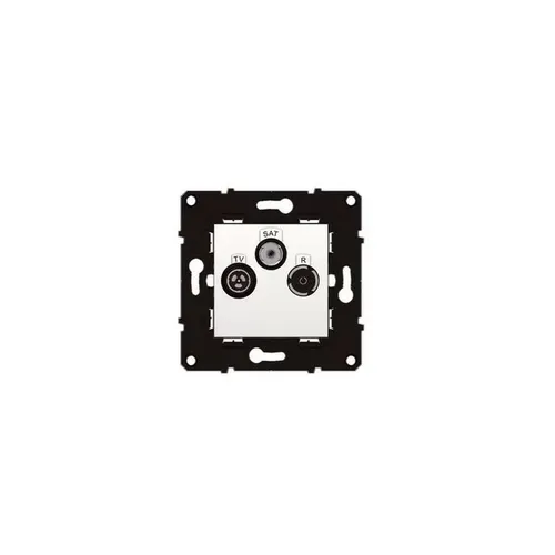Arnould 64077 Stecker TV/R/Sat Stern Space Evolution Weiß