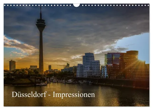 Düsseldorf - Impressionen (Wandkalender 2026 DIN A3 quer), CALVENDO Monatskalend