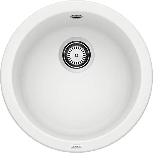 BLANCO RONDO Granitspüle | Hochwertige Rundbecken-Spüle für kleine Küchen - Sanitäranlagen & Zubehör - Ideal für 45 cm breite Unterschränke, bietet eine individuelle Lösung mit modernem Design und Langlebigkeit.