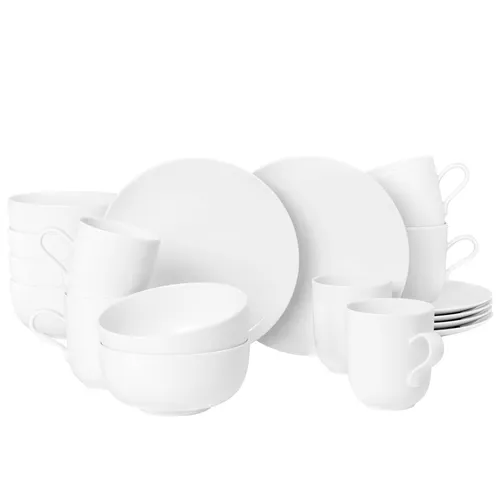 Seltmann Weiden Liberty Weiß Frühstück-Set 18-teilig in weiß von Seltmann Weiden