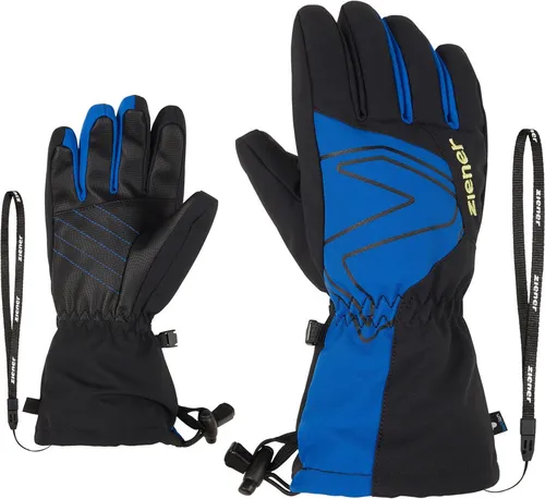Ziener Kinder Laval Ski-Handschuhe - Handschuhe für Wintersport | Wasserdicht mit langer Stulpe für zusätzlichen Komfort und Schutz bei kaltem Wetter.