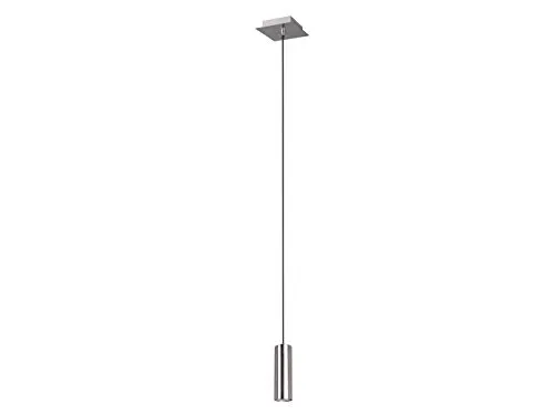 LED Pendelleuchte in Silber Matt – Vielseitige Designerlampe - Moderne 1-flammige Pendelleuchte aus mattem Metall, ideal für Wohnzimmer, Flur oder Küche. Elegantes Design und vielfältige Einsatzmöglichkeiten, inklusive dimmbarem LED-Leuchtmittel.