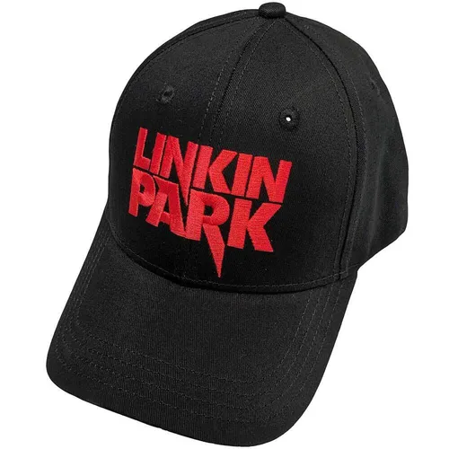 Linkin Park 'Red Logo' (Schwarze) Baseballkappe - NEU & OFFIZIELL!