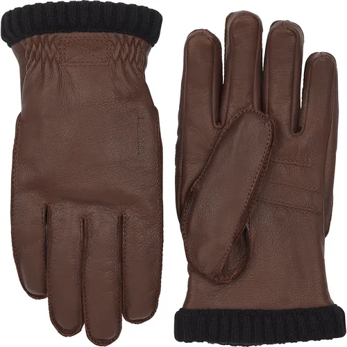 Hestra Lederhandschuhe mit Futter - Elegante Handschuhe aus 100% Hirschleder mit PrimaLoft®-Fleecefutter für optimalen Kälteschutz. Ideal für stilbewusste Träger, die Wert auf Funktionalität legen.