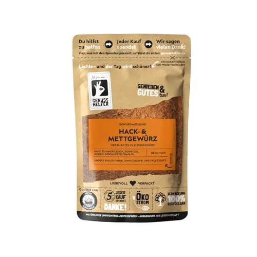 Bremer Gewürzhandel Hack- und Mettgewürz, gemahlen, 10 x 100g