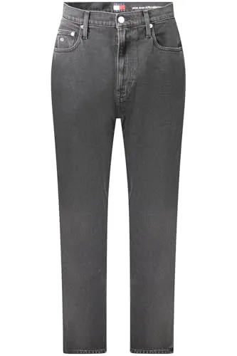 Tommy Jeans Damen Mom Jean UH TPR Ai4181 - Nachhaltig produzierte Mom Jeans in Denim Black, ideal für einen lässigen Look und hohen Tragekomfort.