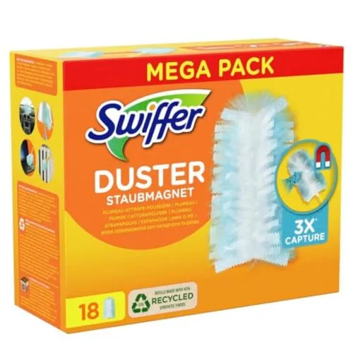 Swiffer - Swiffer Staubtuch Nachfüllungen Mega Packung - 18 Stücke