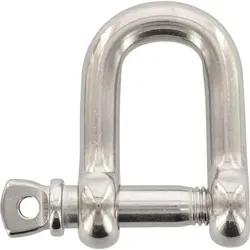 Norm-Schäkel DIN 82101, Edelstahl A4 - 4 mm , 4 mm in weiß von NoBrand