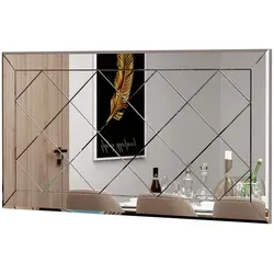 moebel17 Spiegel Pauli 120x60cm - Eleganter Wandspiegel in 120x60cm, perfekt für jeden Raum und verleiht Ihrem Zuhause einen modernen Touch.