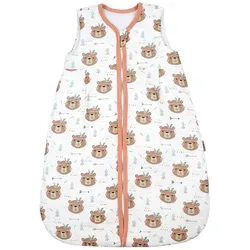TupTam Babyschlafsack 2.5 TOG Ganzjahresschlafsack wattiert Unisex braun|bunt 80-86