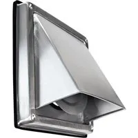 Edelstahl Ablufthaube LG 5510 L mit Rückstauklappe