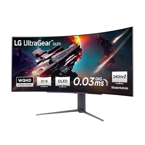 LG 45GS96QB-B.AEU Curved UltraGear OLED Gaming Monitor 45