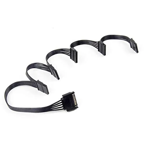 EasyULT SATA Adapter Kabel 15-Pin,1 auf 5 SATA Stecker,5-Fach Serial-ATA Kabel