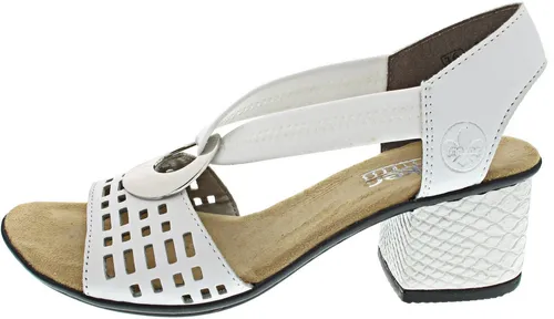 Rieker Plateau Sandaletten für Damen in weiß von Rieker