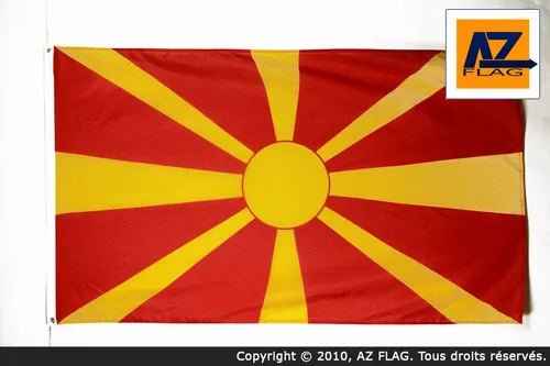 FLAGGE MAZEDONIEN 90x60cm von AZ FLAG