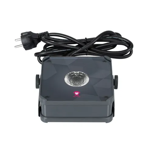 Ape Labs ApeLight Mini V2 - Grey, Kabel Version - Professionelle LED-Lampe für Innen & Außen, IP65, ideal für Events und Gastronomie. Robustes Edelstahlgehäuse, fernbedienbar und flexibel einsetzbar, sorgt für beeindruckendes Ambientelicht.