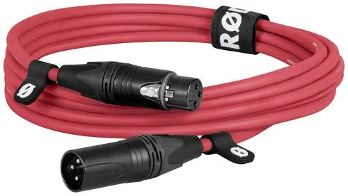 R DE XLR-3 in rot von RØDE